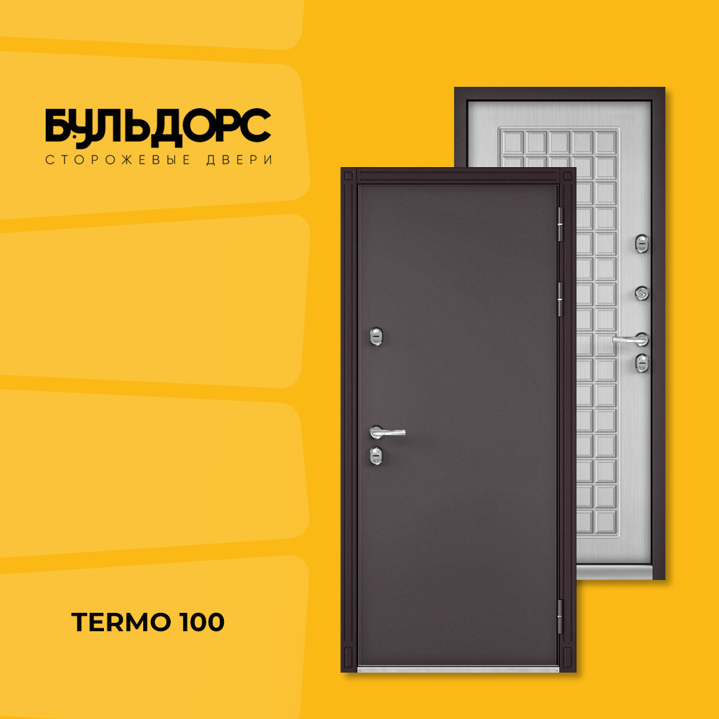 Termo 100 (Левая, Букле шоколад, МДФ Ларче белый, 10T-112, 2050, 950)